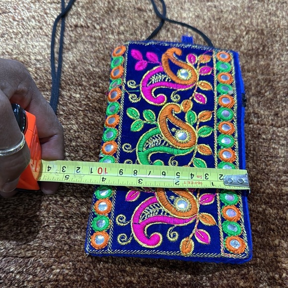 Traditional phone purse/Bag Embroidery Hand Made - Picture 4 of 5